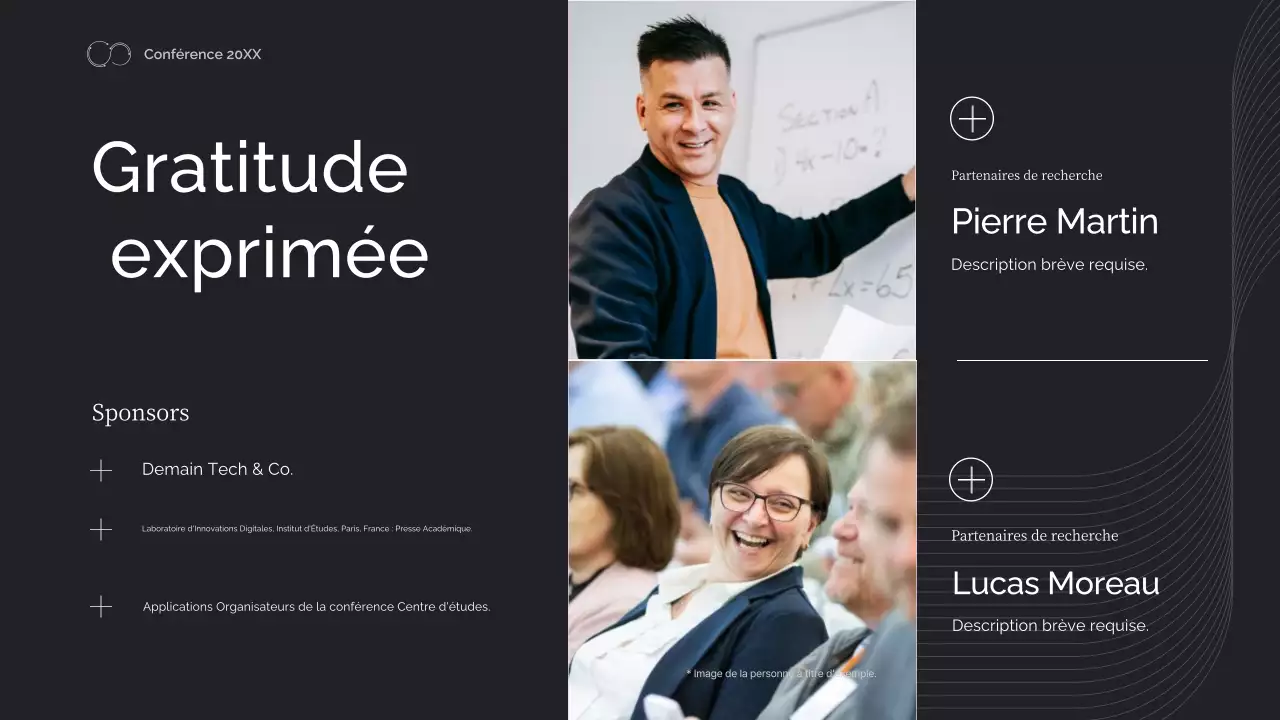 annonce de la conférence sur l'ingénierie géométrique noire