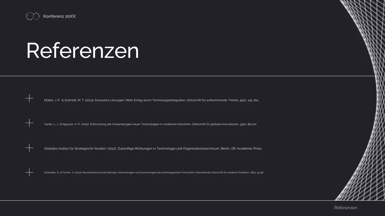 ankündigung der konferenz für schwarze geometrische technik