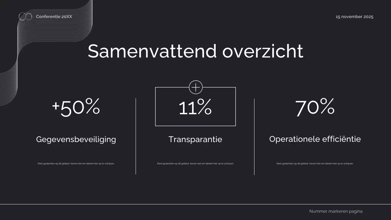 aankondiging zwarte geometrische ingenieursconferentie
