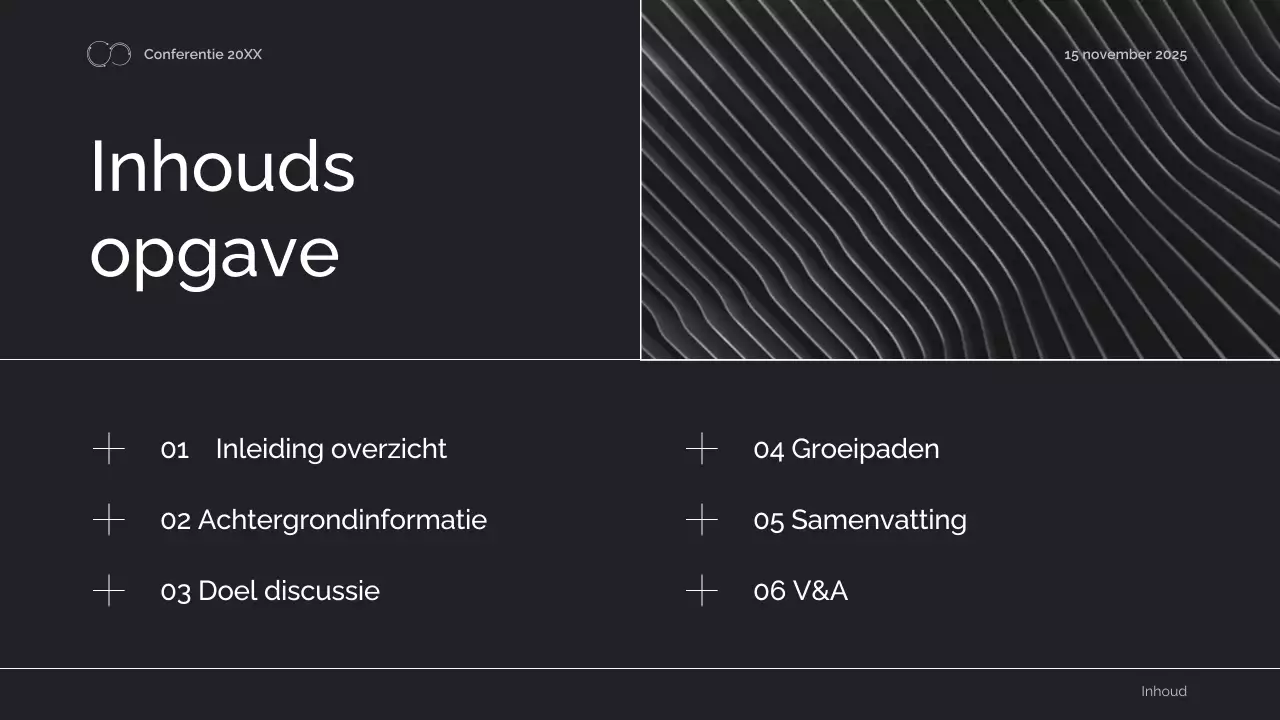 aankondiging zwarte geometrische ingenieursconferentie