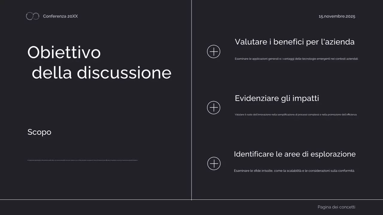 annuncio della conferenza di ingegneria geometrica nera