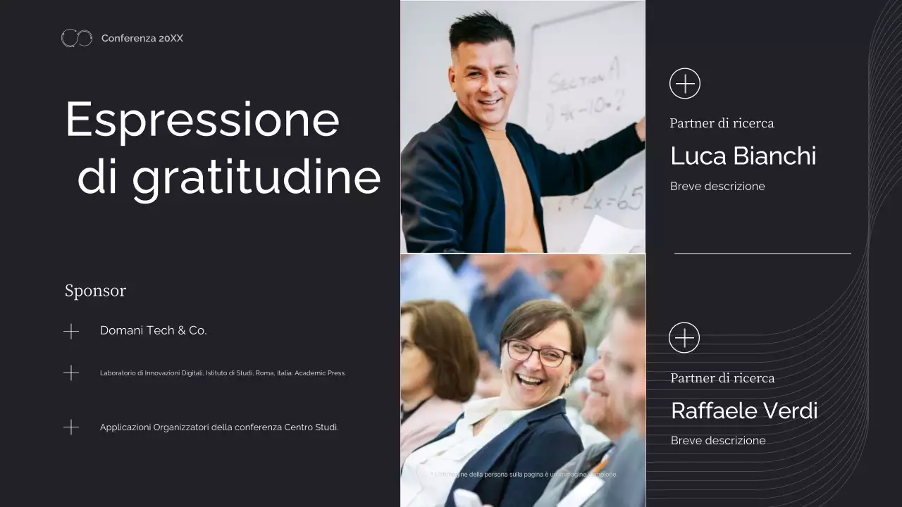 annuncio della conferenza di ingegneria geometrica nera