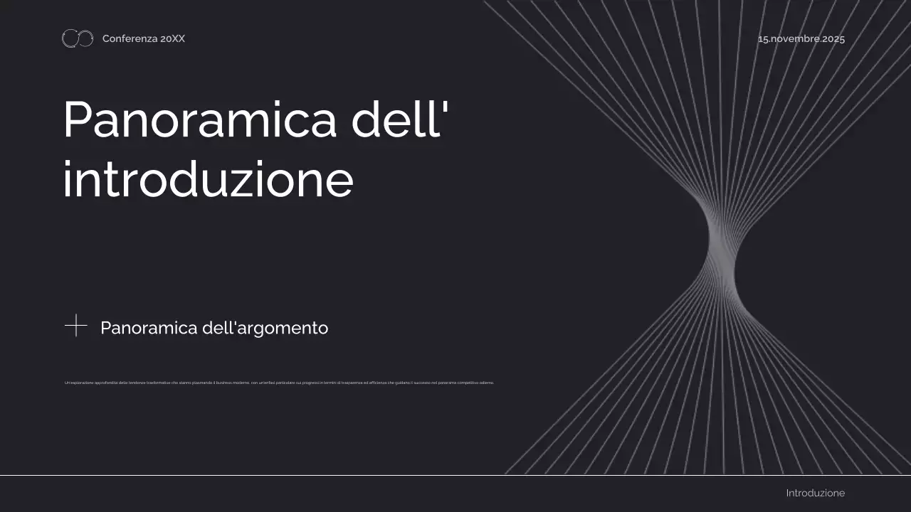 annuncio della conferenza di ingegneria geometrica nera