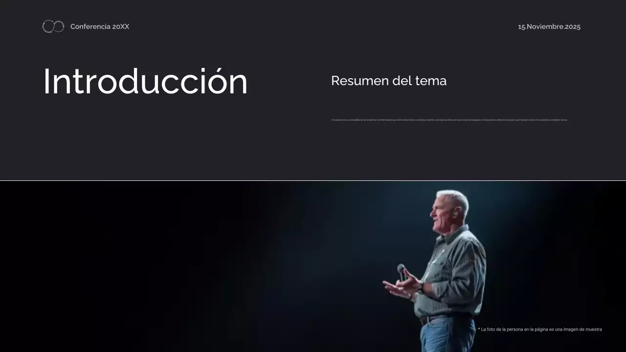 anuncio de la conferencia sobre ingeniería geométrica negra