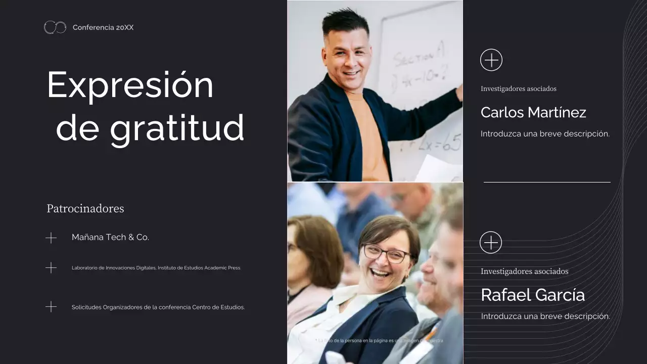 anuncio de la conferencia sobre ingeniería geométrica negra