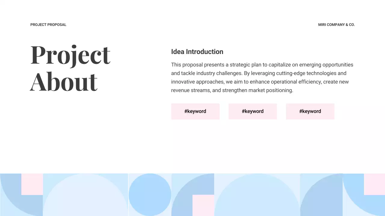 Blue Modern Project Proposal Document Presentation