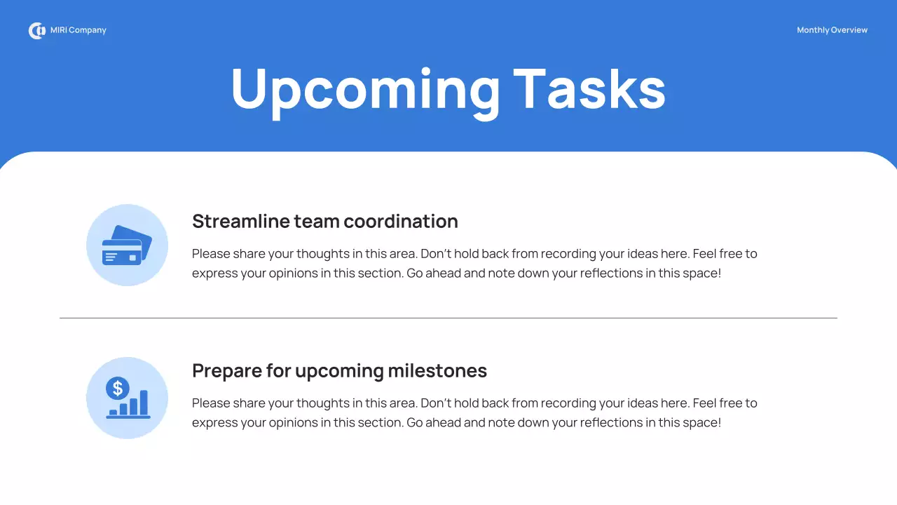 Presentasi Laporan Bisnis Modern Biru