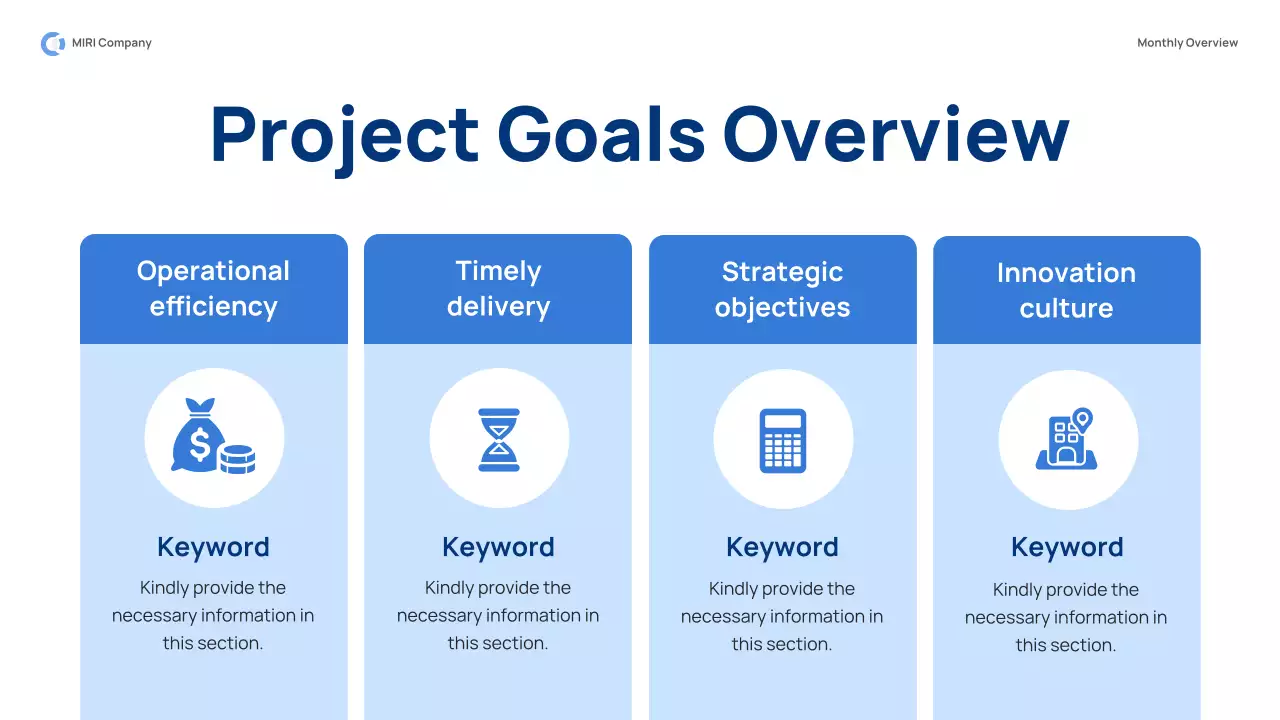 Presentasi Laporan Bisnis Modern Biru