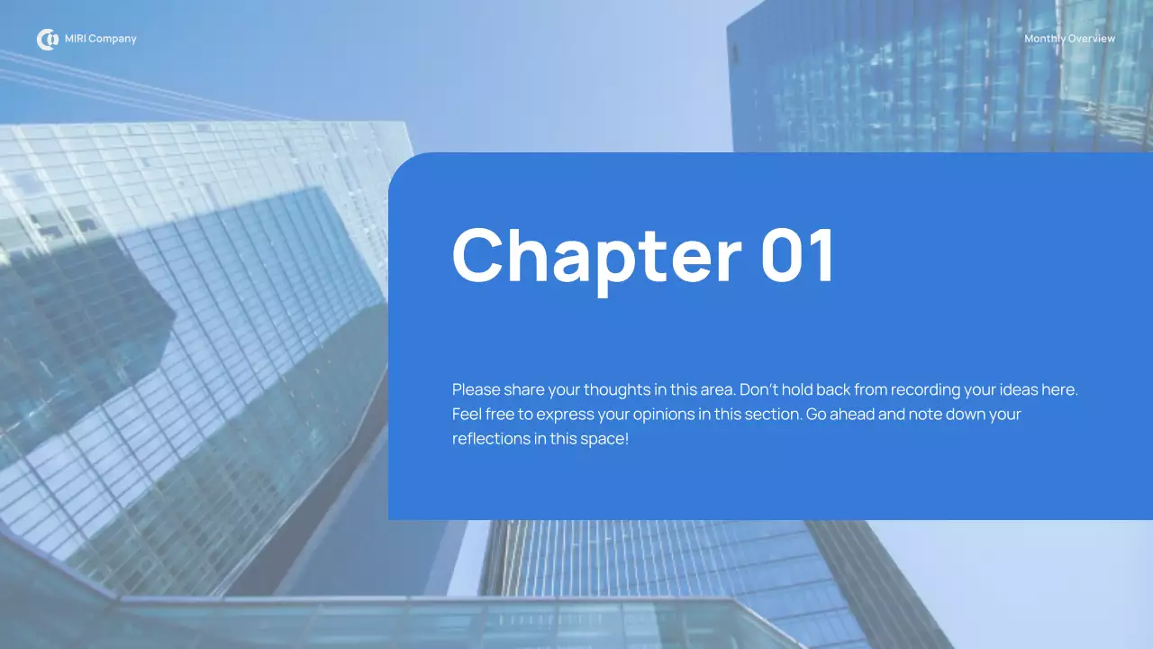 Presentasi Laporan Bisnis Modern Biru