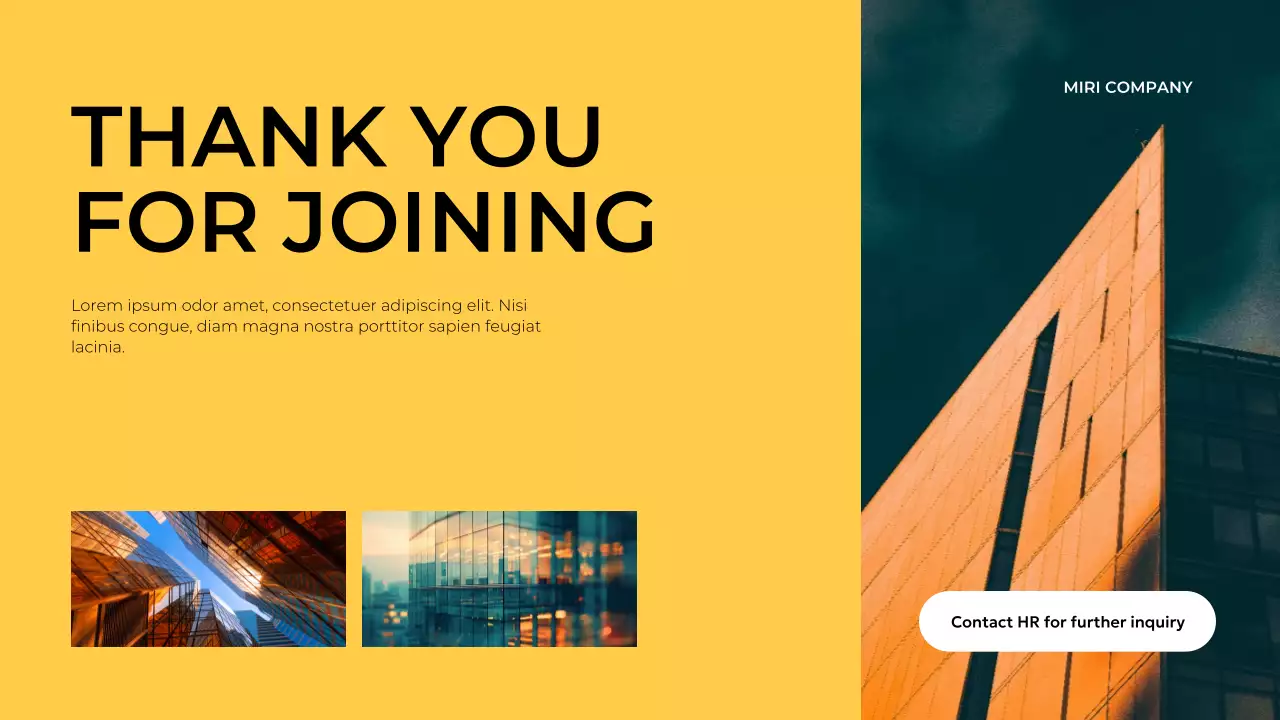 Yellow Modern Onboarding Guide Presentation