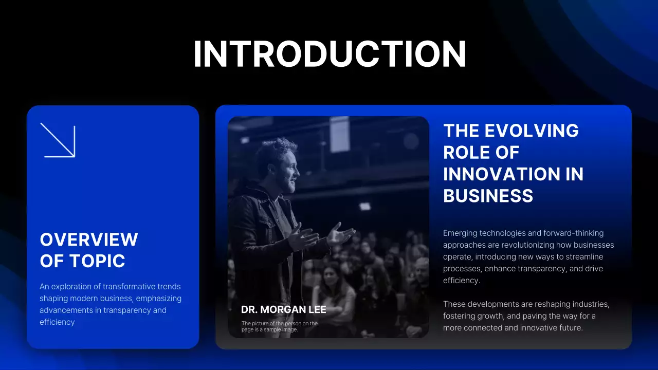 Black Modern Technology Presentation