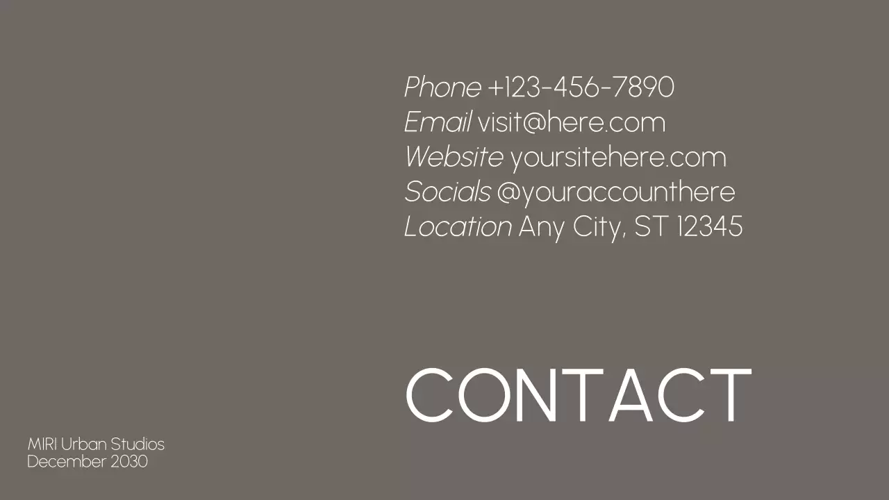 Grey Modern Architecture Portfolio Presentation