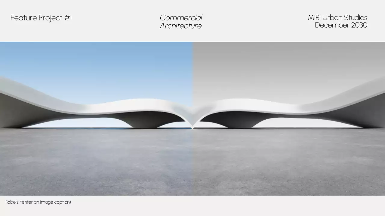 Grey Modern Architecture Portfolio Presentation