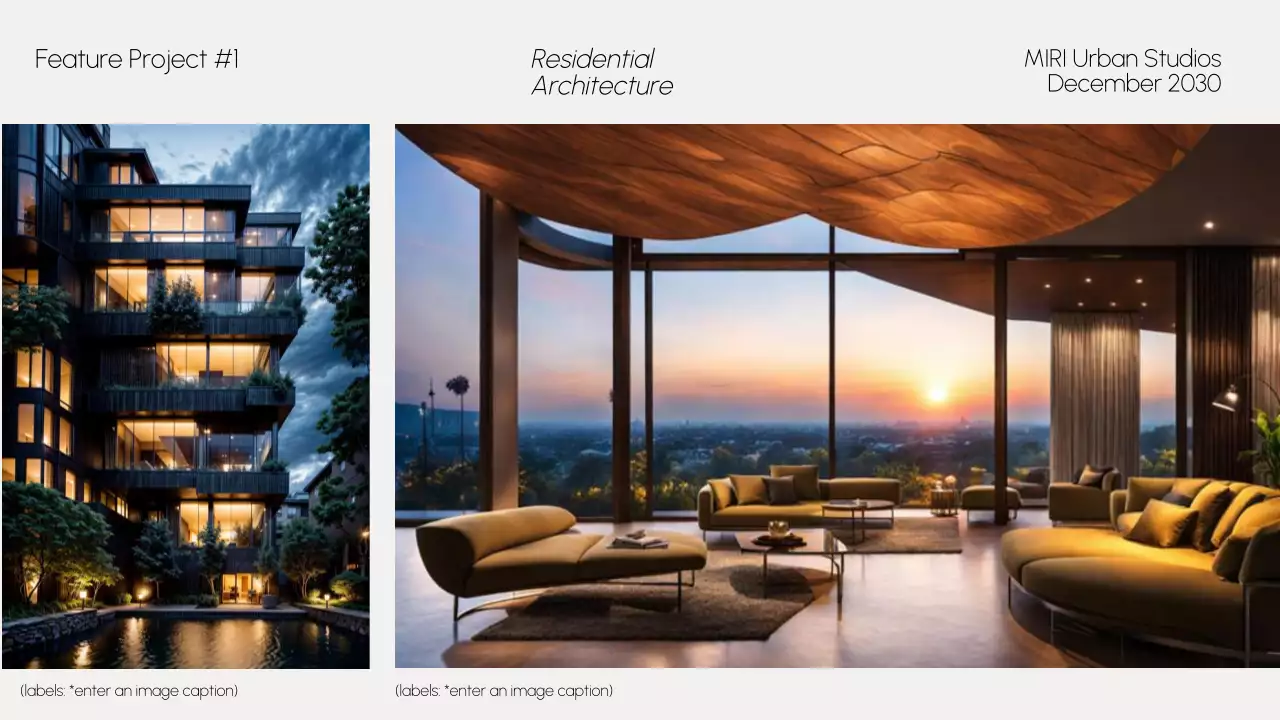 Grey Modern Architecture Portfolio Presentation