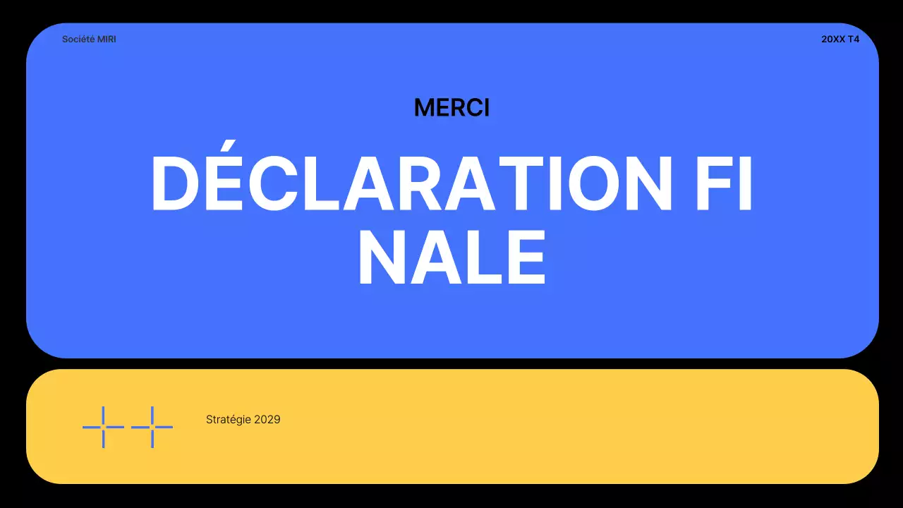 blue modern business report