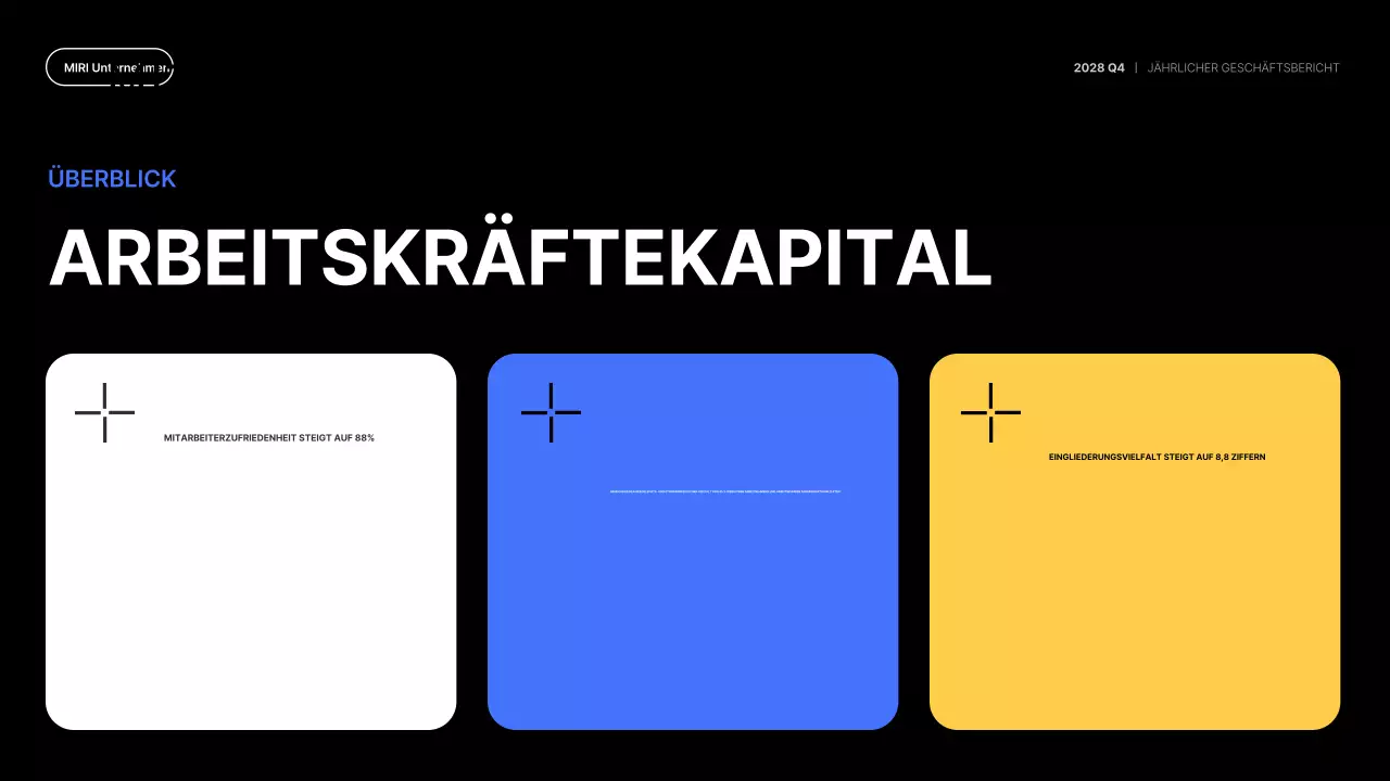 blue modern business report