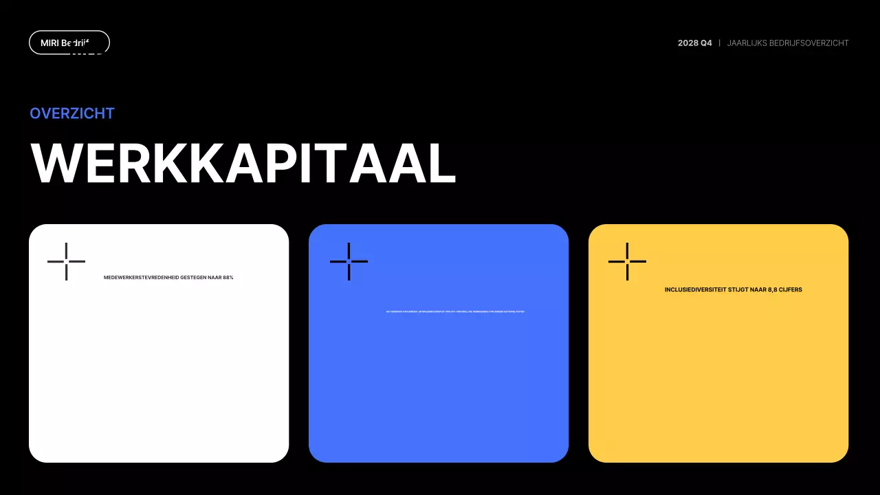 blauw modern zakelijk verslag