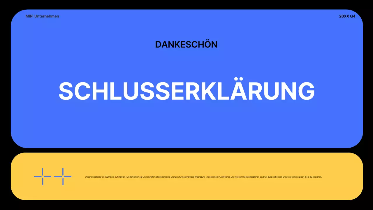 blue modern business report