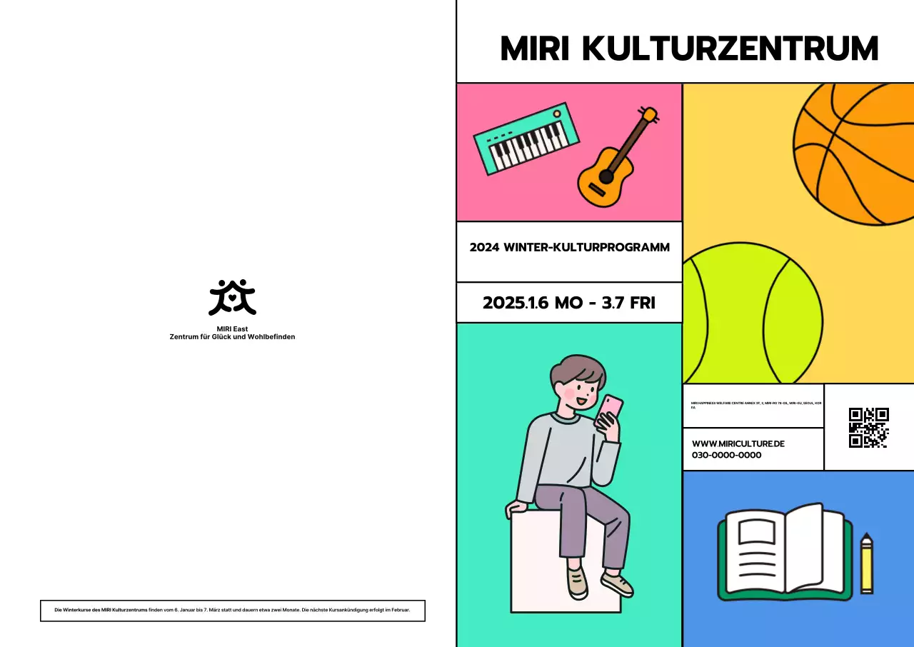 Förderung von Programmen des Popkulturzentrums mit einer Vielzahl von Illustrationen