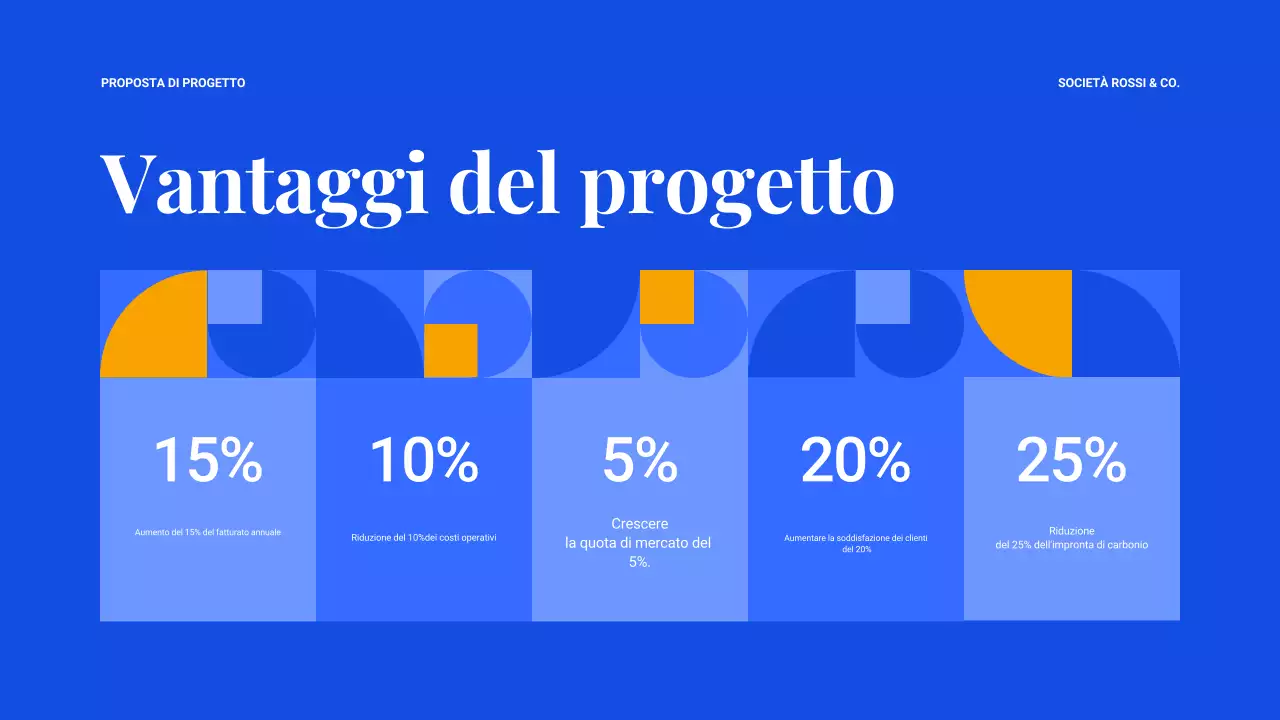 documento di proposta del progetto geometrico blu