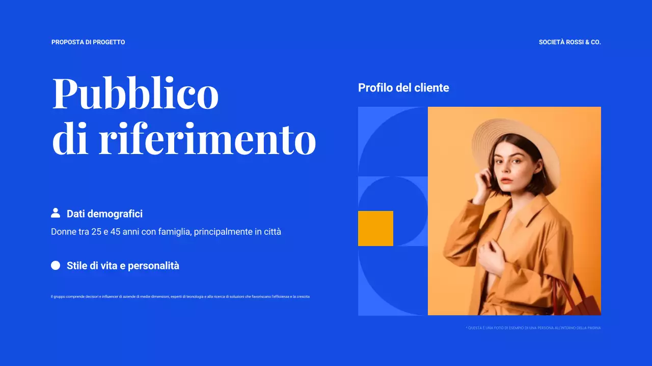 documento di proposta del progetto geometrico blu