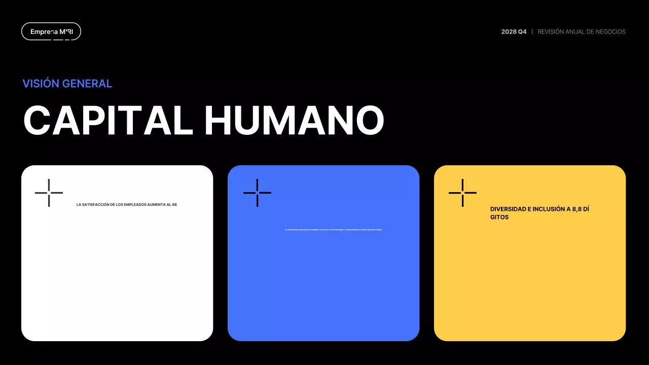 blue modern business report