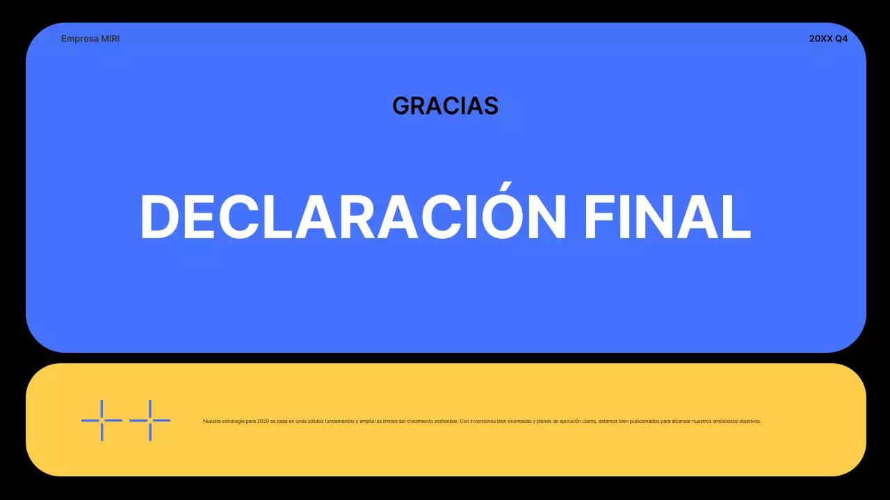 blue modern business report