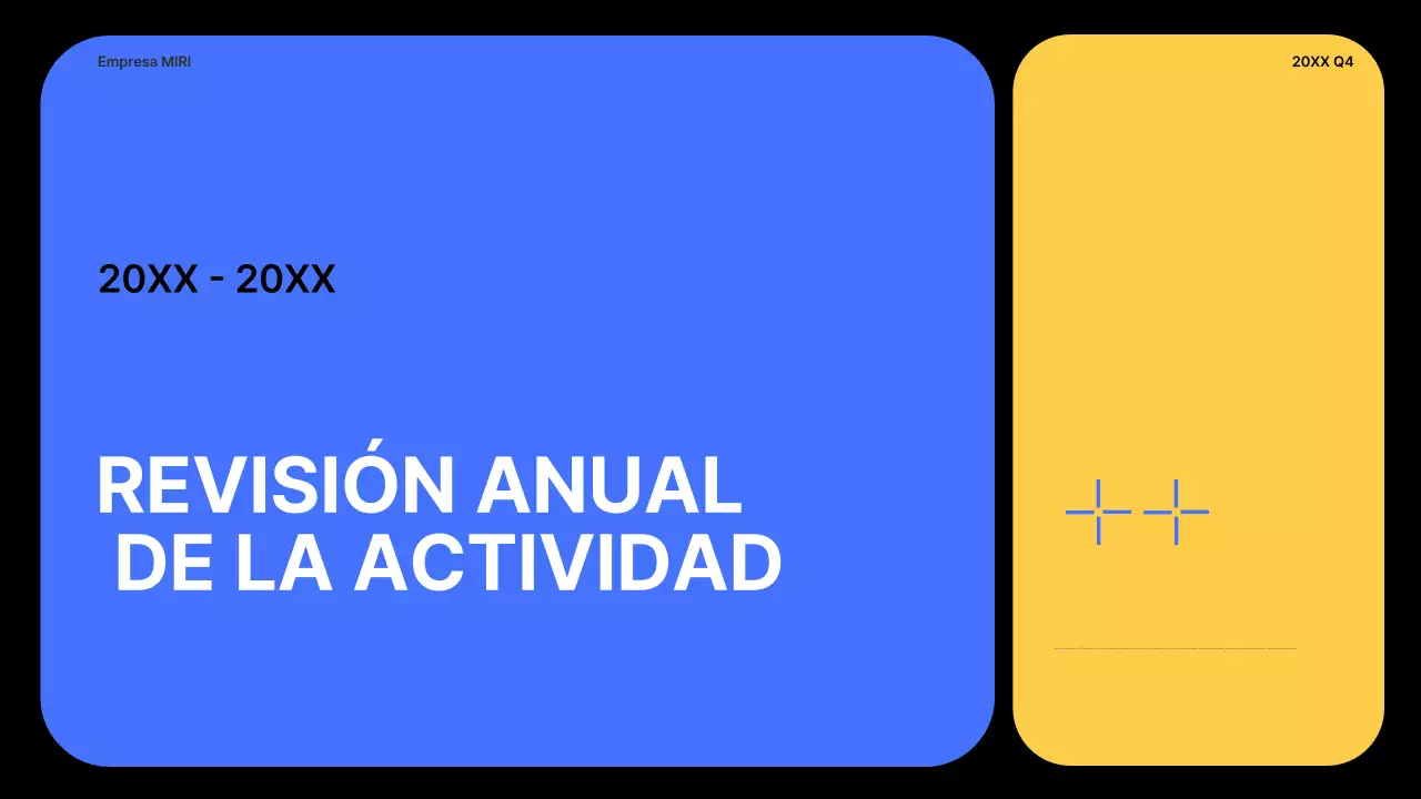 blue modern business report