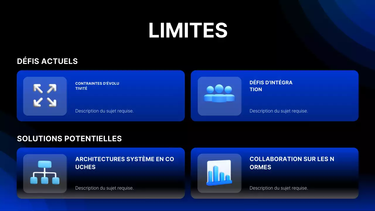 annonce d'un événement sur la technologie moderne bleue