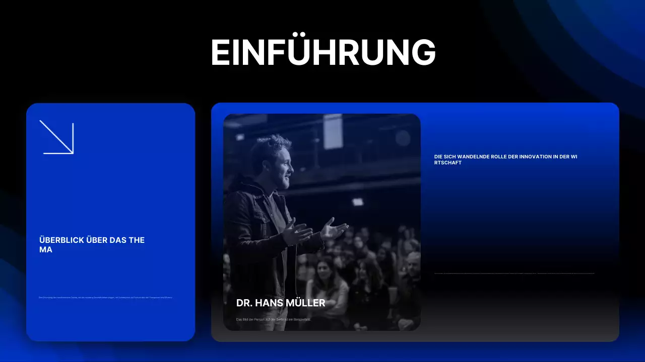 blue modern technology Veranstaltungsankündigung