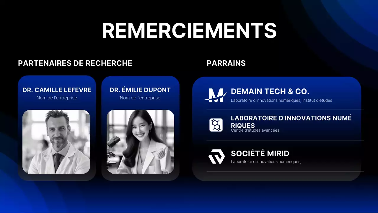 annonce d'un événement sur la technologie moderne bleue