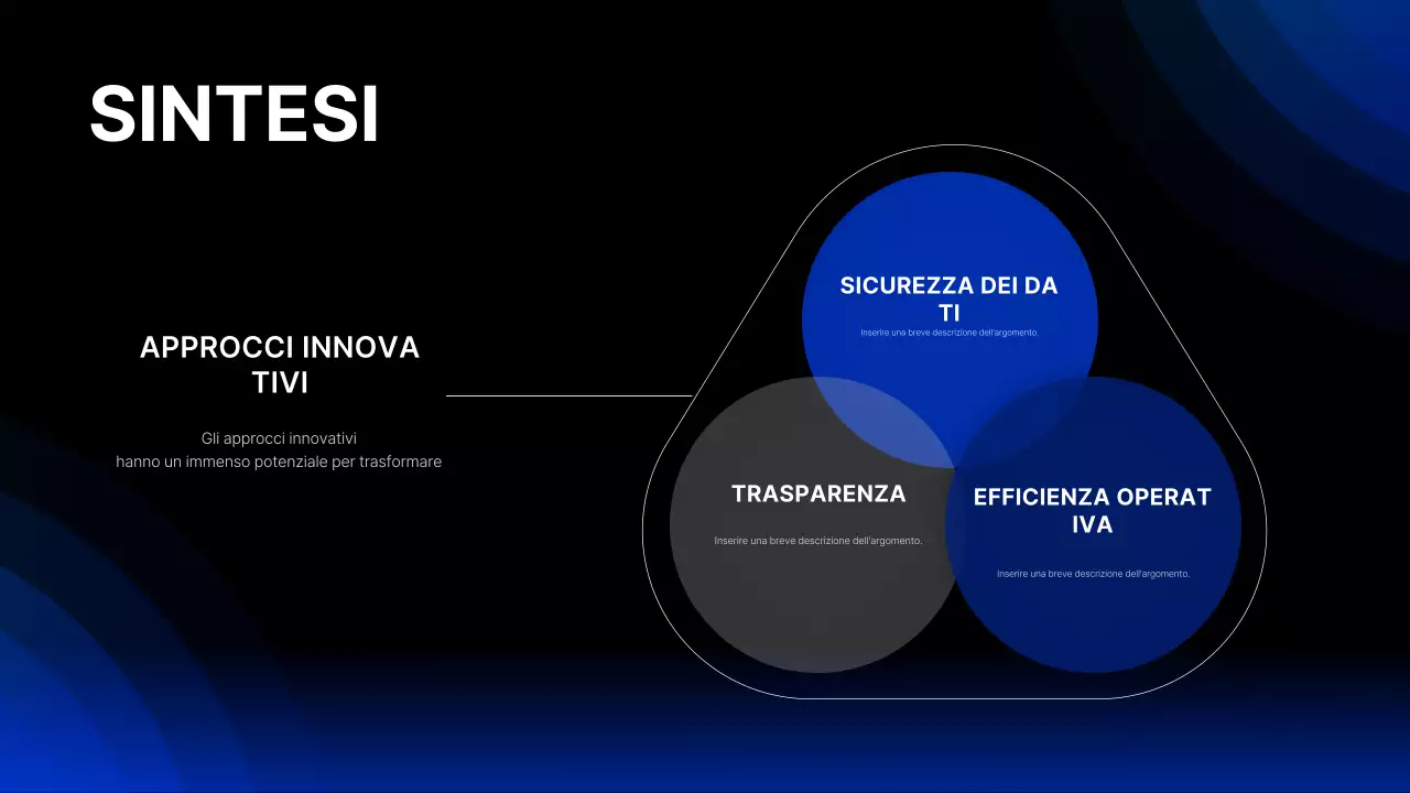 annuncio di un evento di tecnologia moderna blu