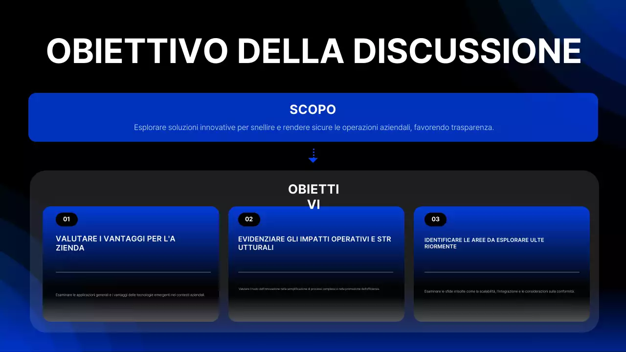annuncio di un evento di tecnologia moderna blu