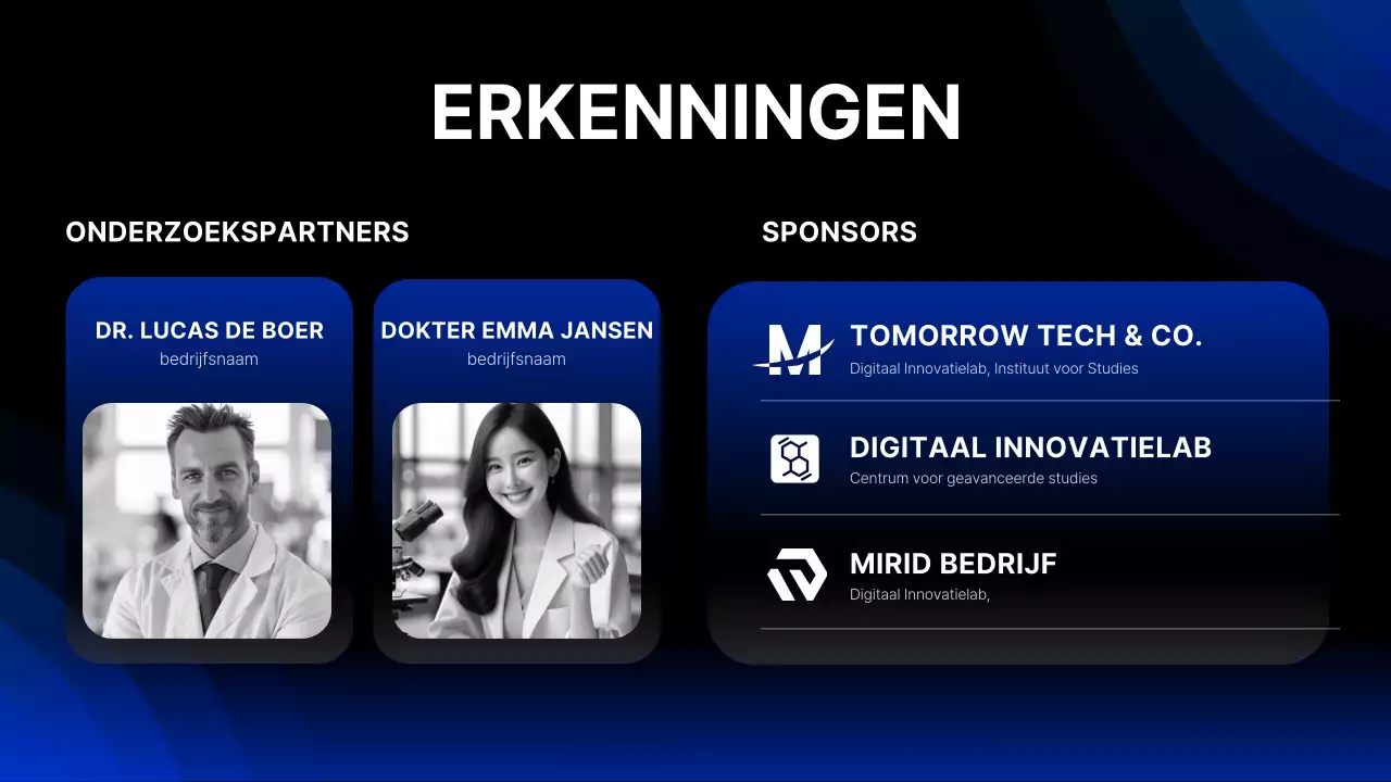 aankondiging evenement blauwe moderne technologie