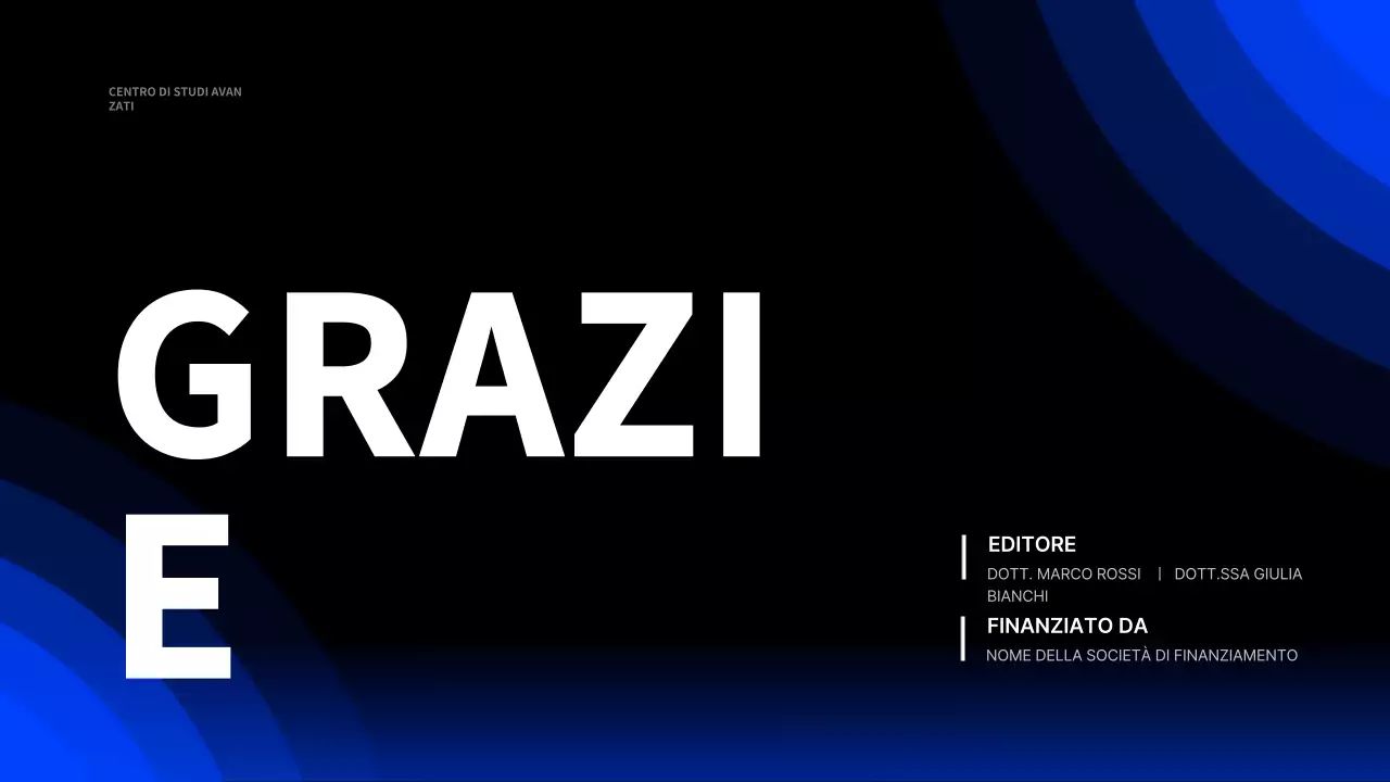 annuncio di un evento di tecnologia moderna blu