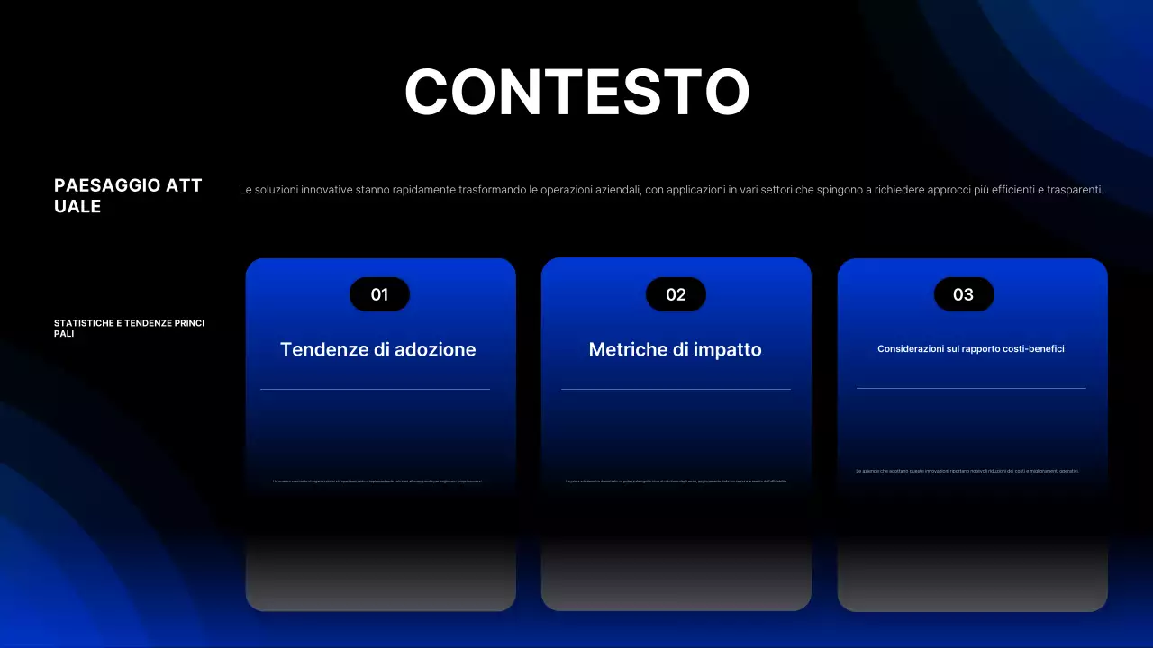 annuncio di un evento di tecnologia moderna blu