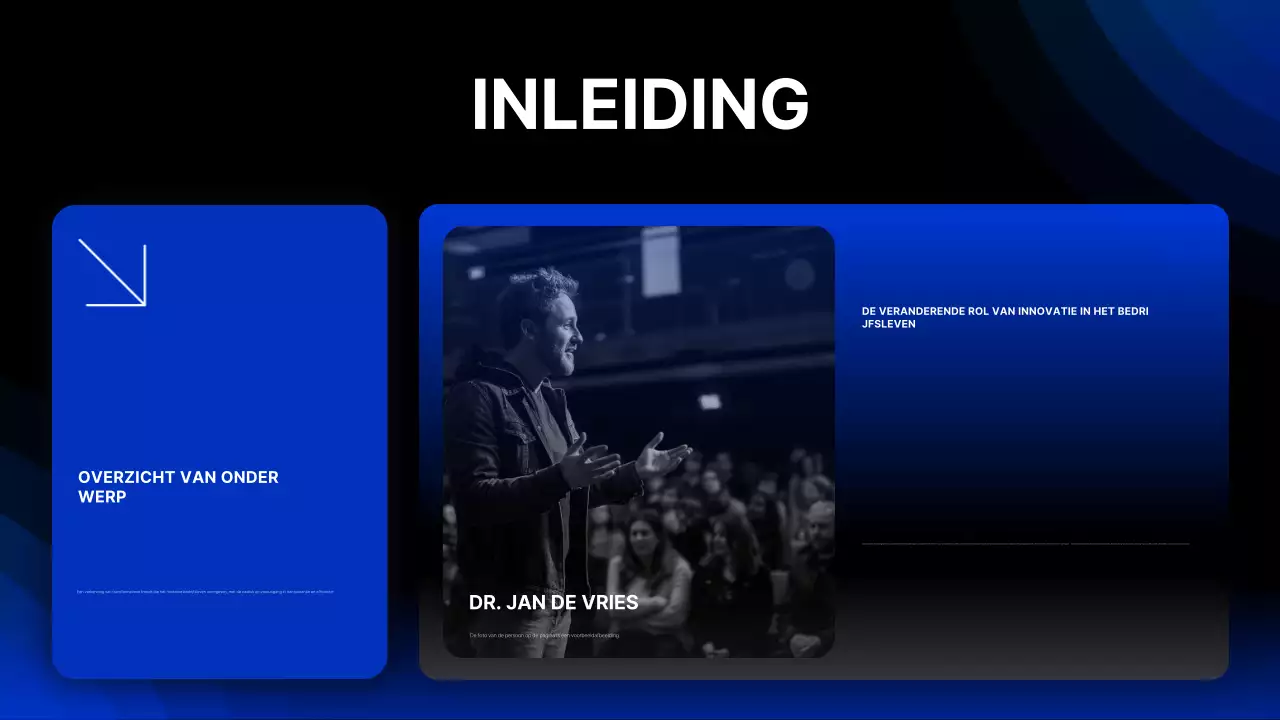 aankondiging evenement blauwe moderne technologie