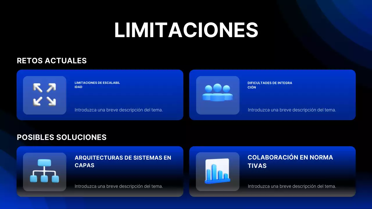 anuncio del evento blue modern technology