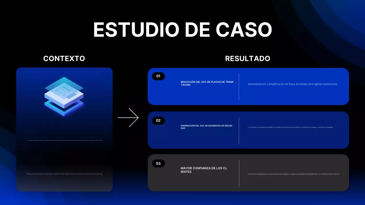 anuncio del evento blue modern technology