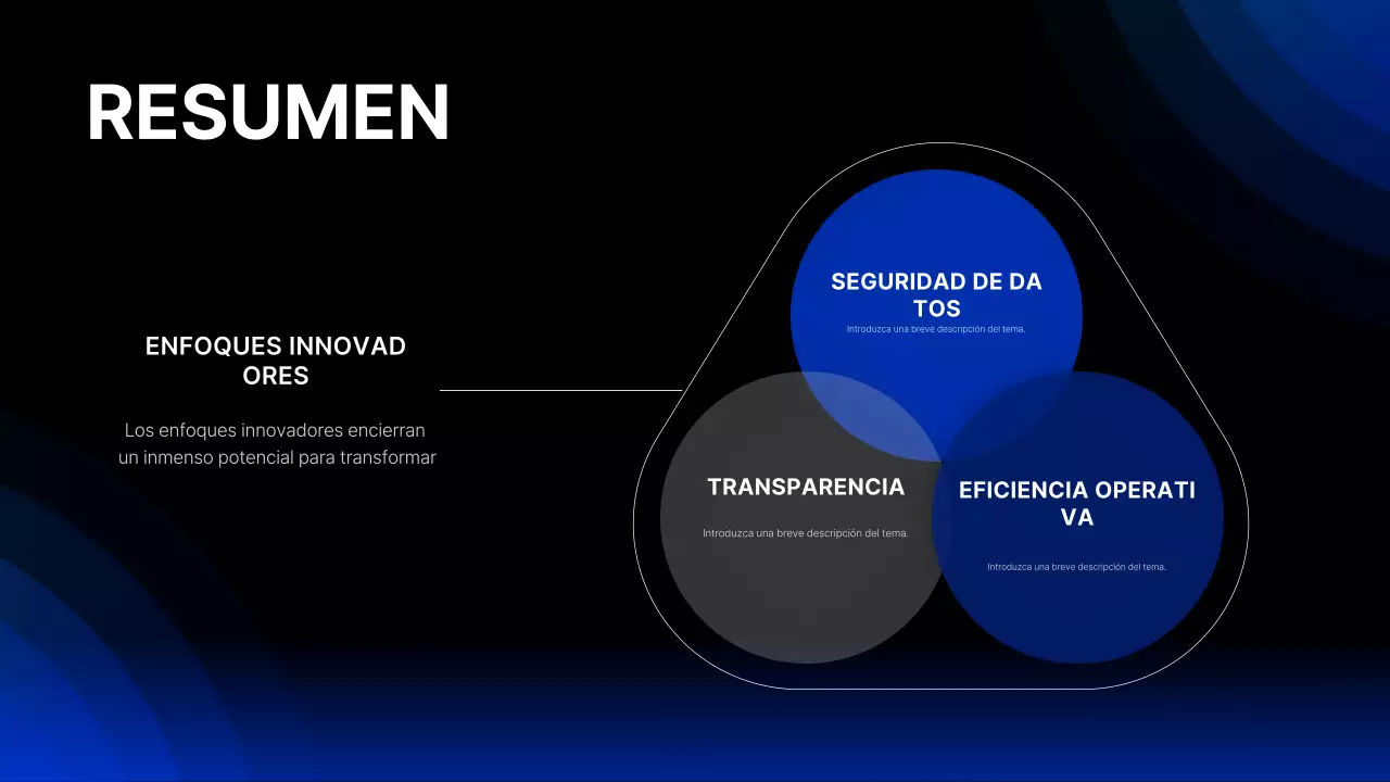 anuncio del evento blue modern technology