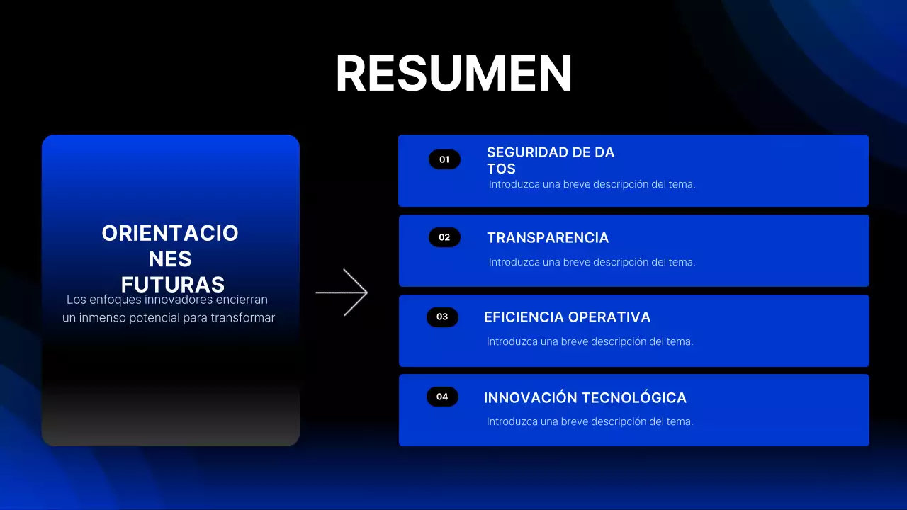 anuncio del evento blue modern technology