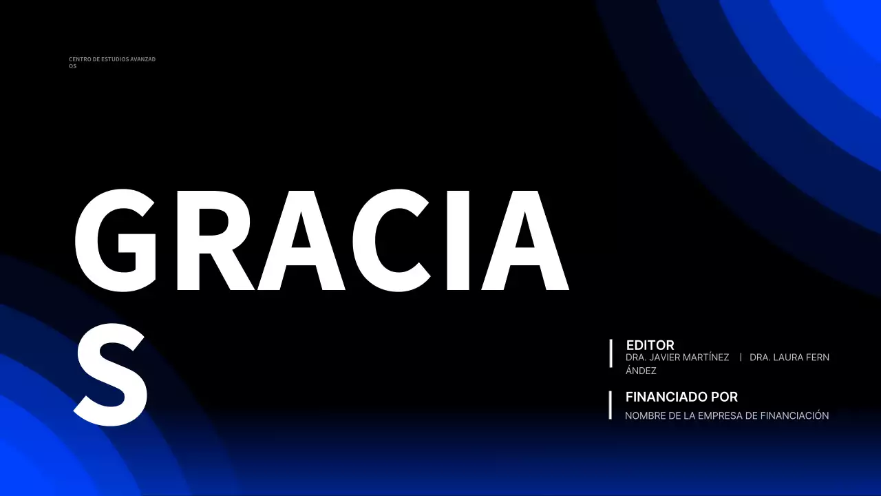 anuncio del evento blue modern technology