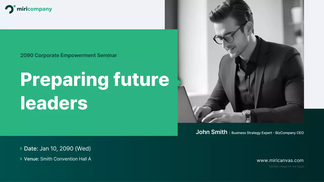 Green Modern Leadership Seminar Presentation