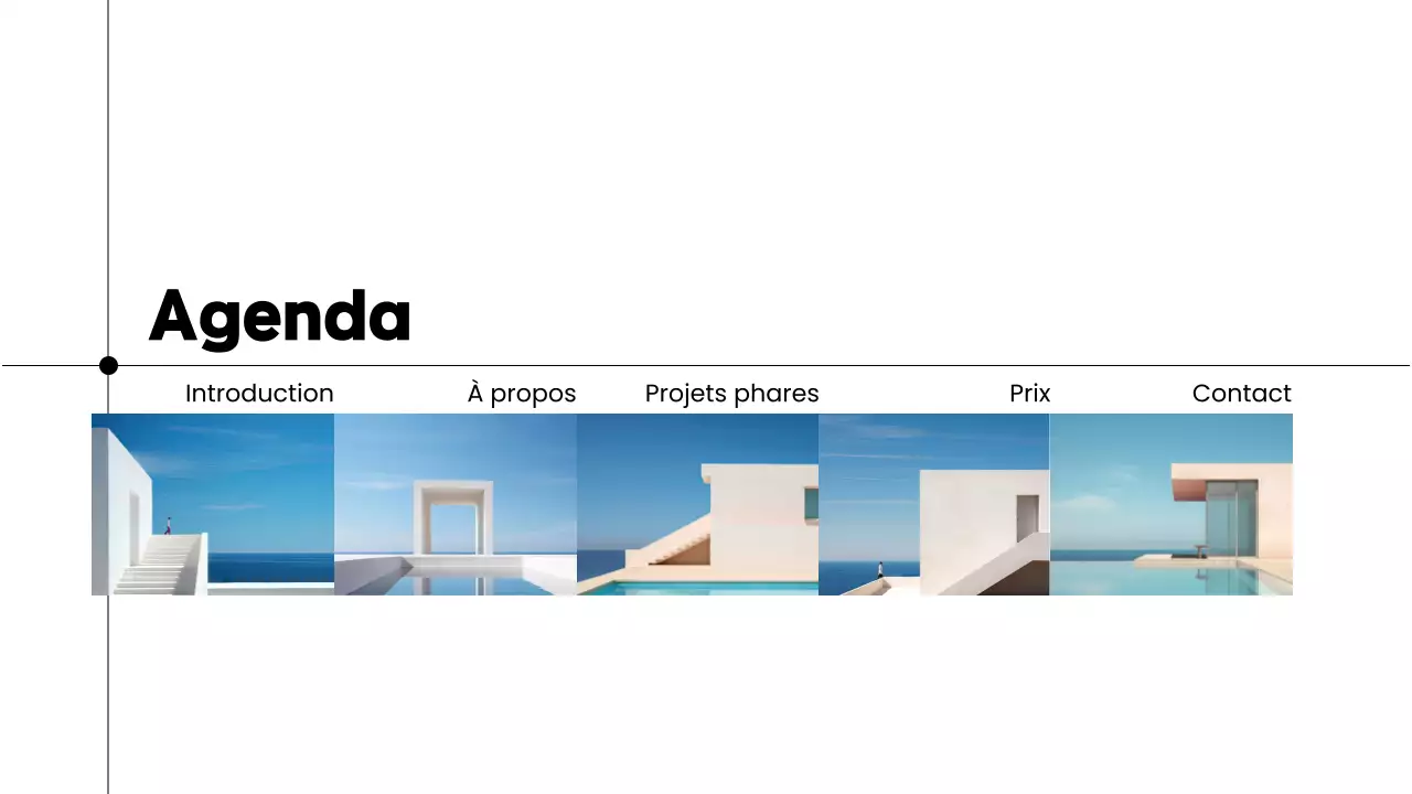 présentation du portfolio de l'architecture grise