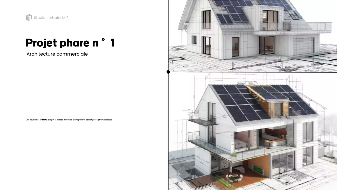 présentation du portfolio de l'architecture grise