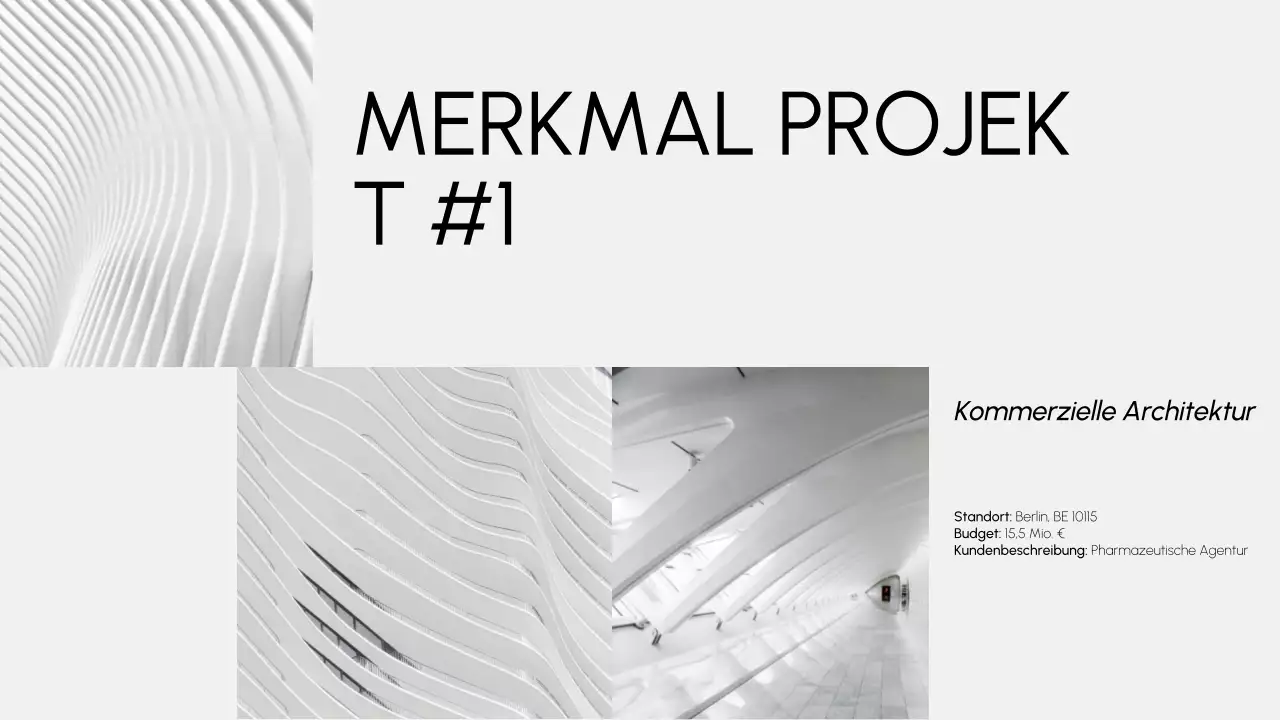 grau moderne architektur portfolio