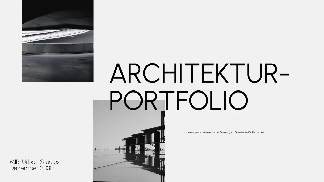 grau moderne architektur portfolio