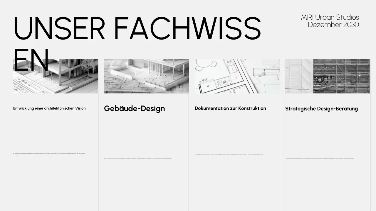 grau moderne architektur portfolio