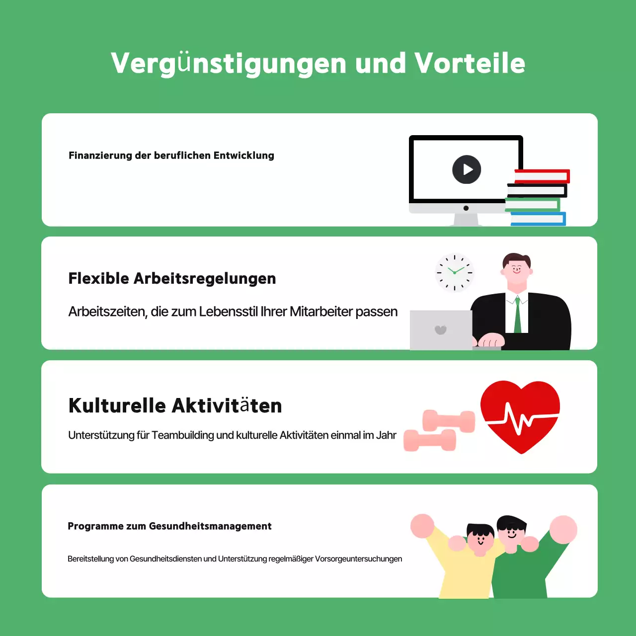Zusammenfassungen Schöne Stellenausschreibungen