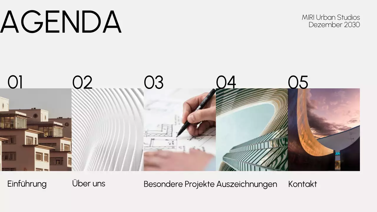 grau moderne architektur portfolio